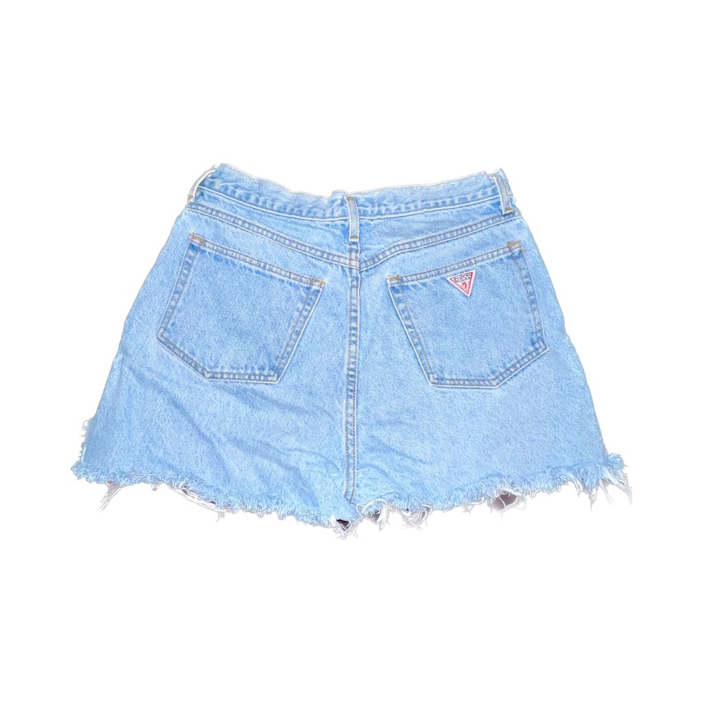 Vintage ‘90s distressed guess cutoff jean shorts